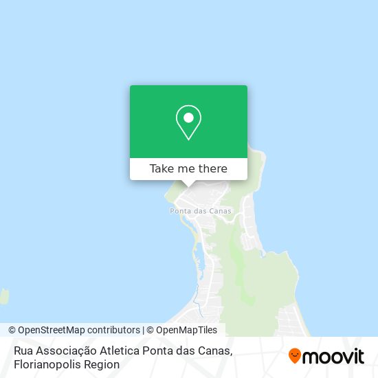 Rua Associação Atletica Ponta das Canas map