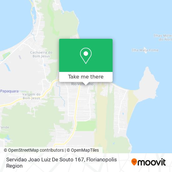 Servidao Joao Luiz De Souto 167 map