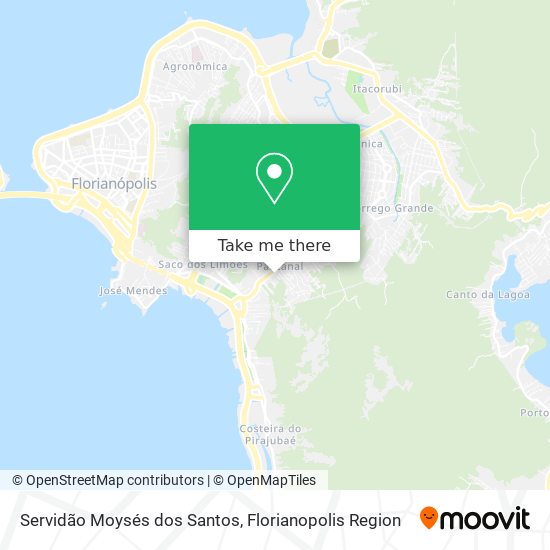 Servidão Moysés dos Santos map