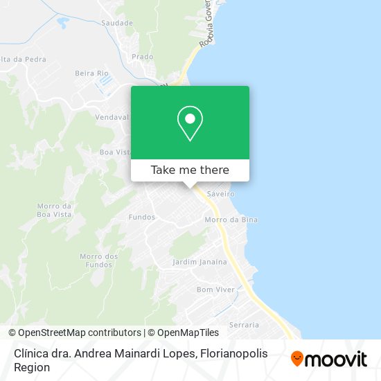 Clínica dra.  Andrea Mainardi Lopes map