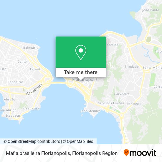 Mafia brasileira Florianópolis map