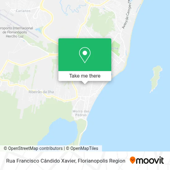 Rua Francisco Cândido Xavier map
