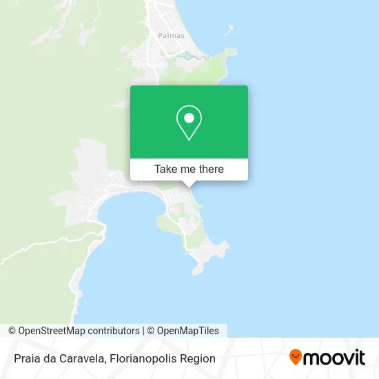 Praia da Caravela map