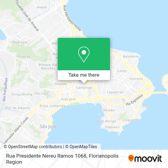 Rua Presidente Nereu Ramos 1068 map