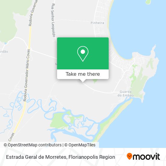 Estrada Geral de Morretes map