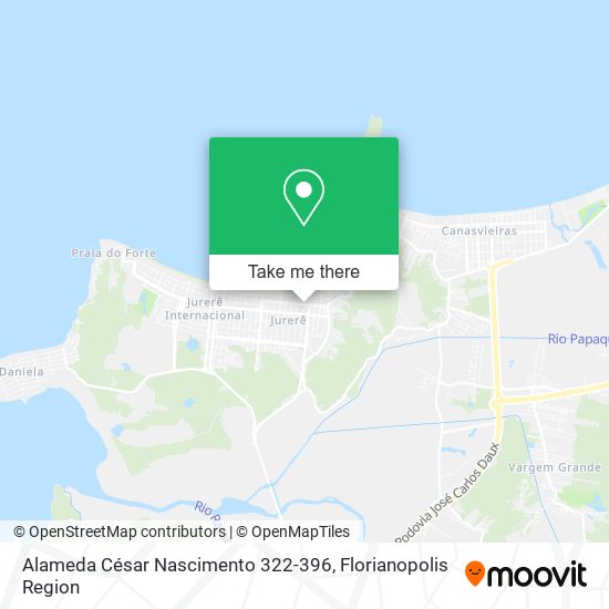 Alameda César Nascimento 322-396 map