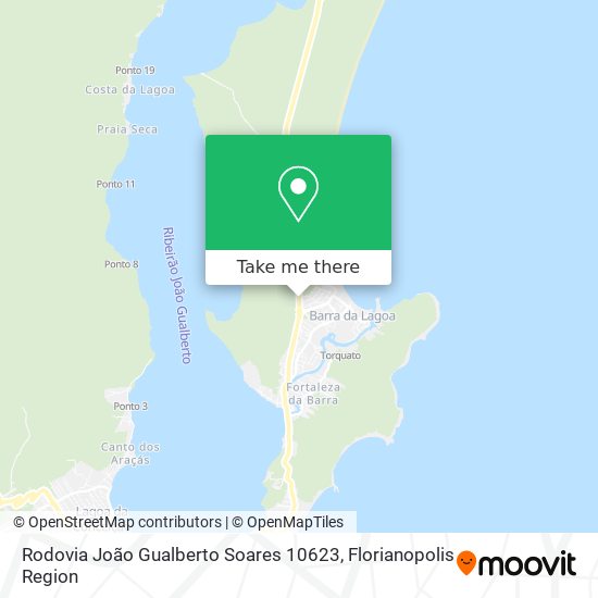 Mapa Rodovia João Gualberto Soares 10623