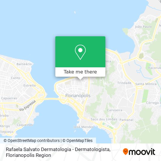 Mapa Rafaela Salvato Dermatologia - Dermatologista