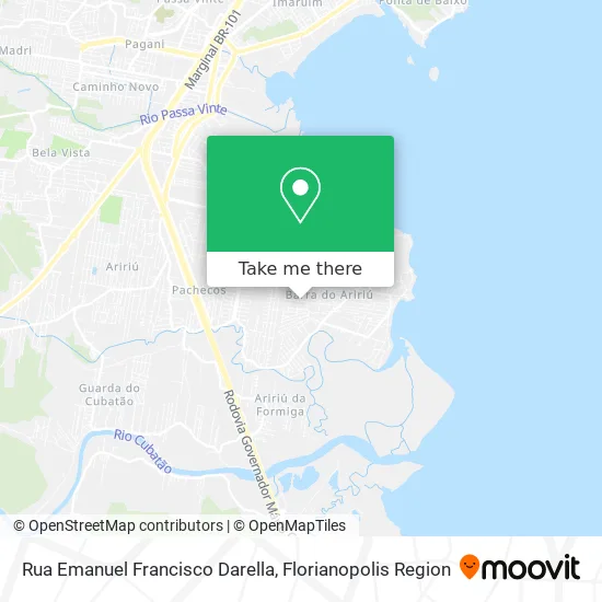 Rua Emanuel Francisco Darella map