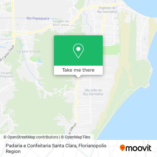 Padaria e Confeitaria Santa Clara map