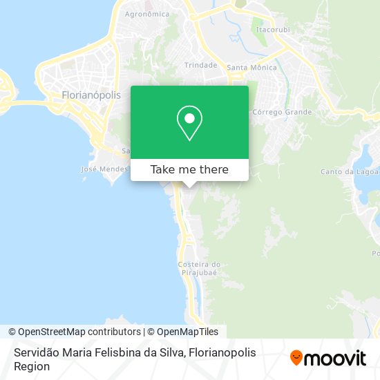 Mapa Servidão Maria Felisbina da Silva