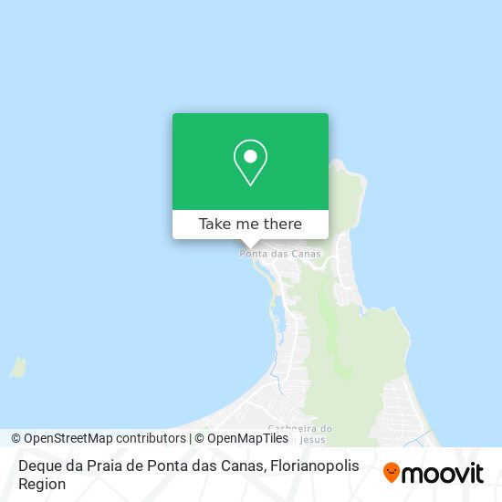 Deque da Praia de Ponta das Canas map