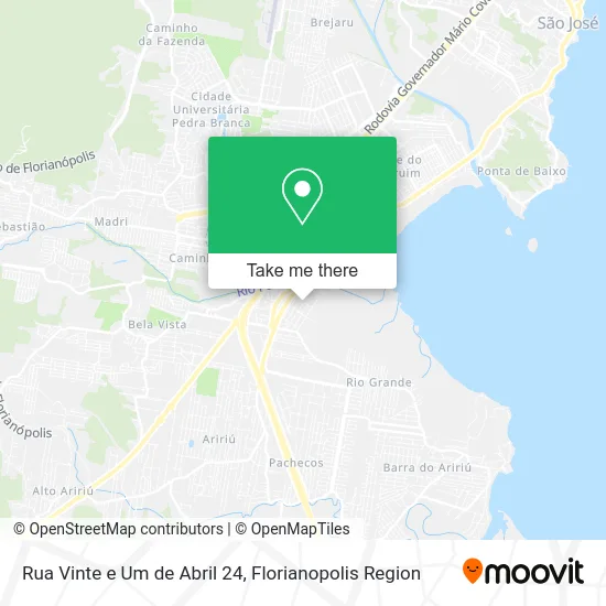 Rua Vinte e Um de Abril 24 map