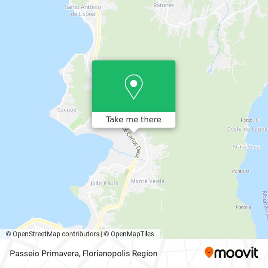 Passeio Primavera map