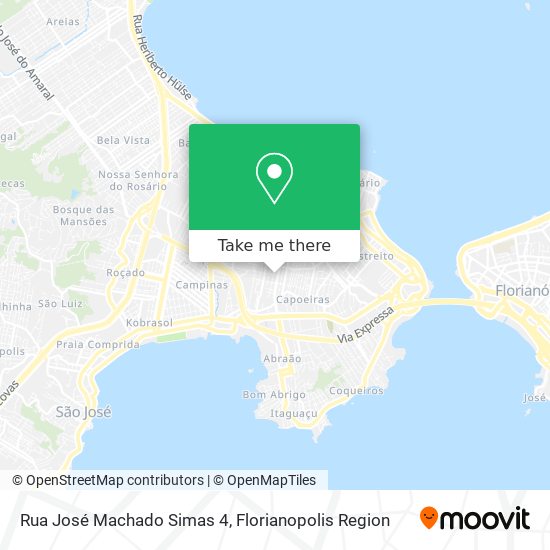 Mapa Rua José Machado Simas 4