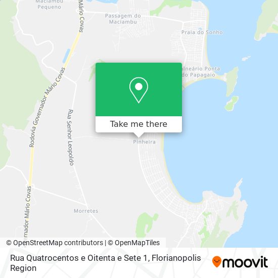 Mapa Rua Quatrocentos e Oitenta e Sete 1