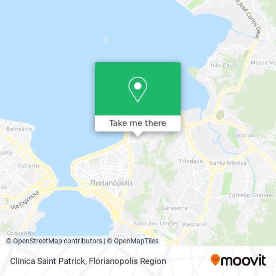 Clínica Saint Patrick map