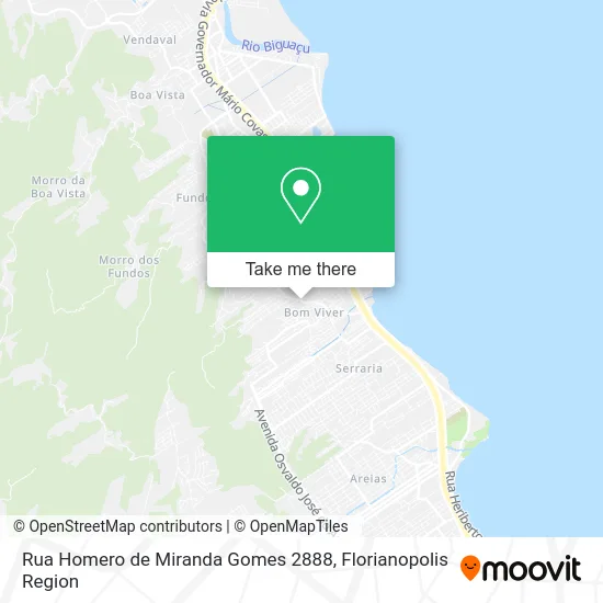 Rua Homero de Miranda Gomes 2888 map
