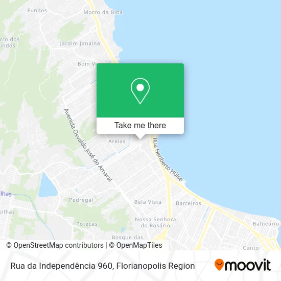 Rua da Independência 960 map