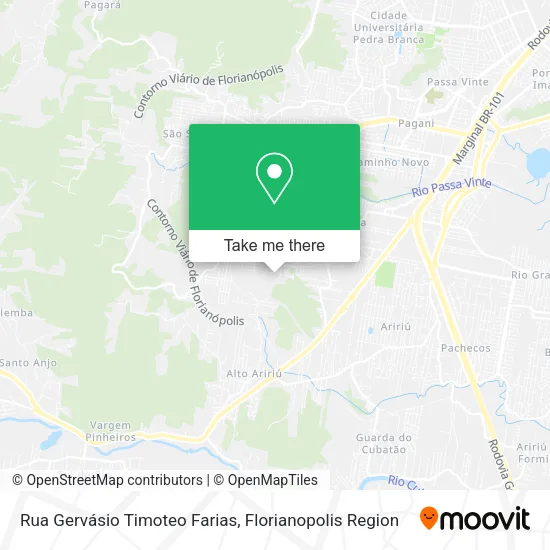 Rua Gervásio Timoteo Farias map