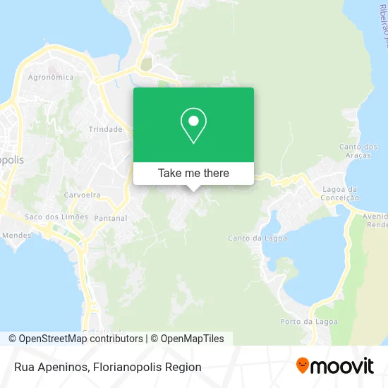 Rua Apeninos map