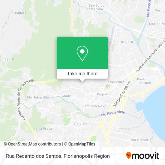 Rua Recanto dos Santos map