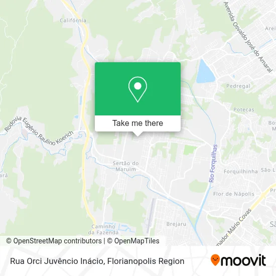 Rua Orci Juvêncio Inácio map