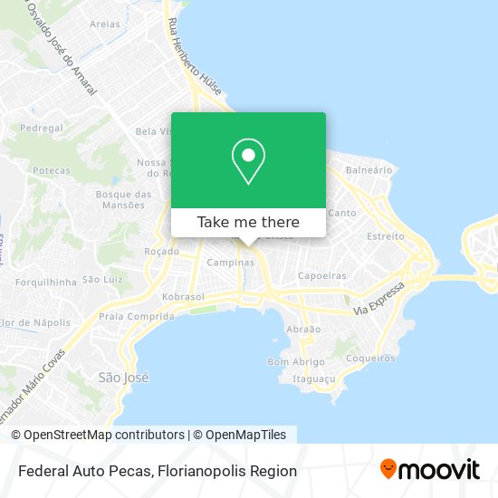 Federal Auto Pecas map