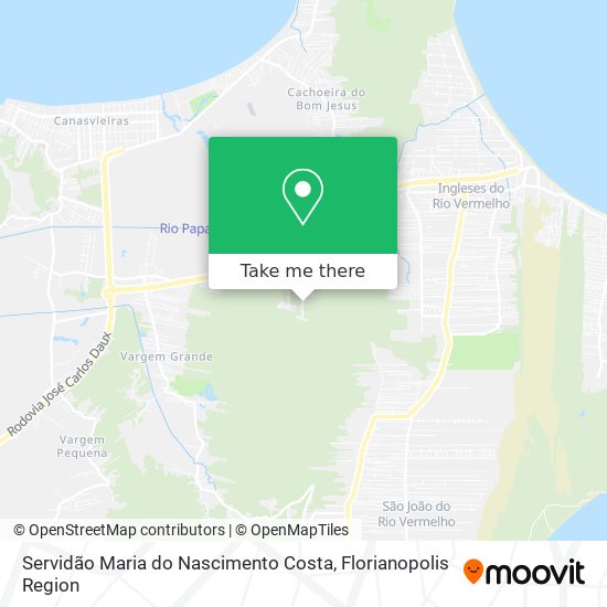 Servidão Maria do Nascimento Costa map