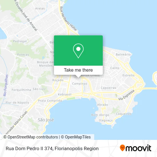 Rua Dom Pedro II 374 map