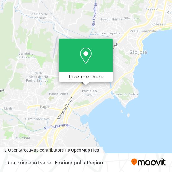 Rua Princesa Isabel map