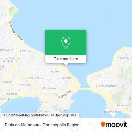 Praia do Matadouro map