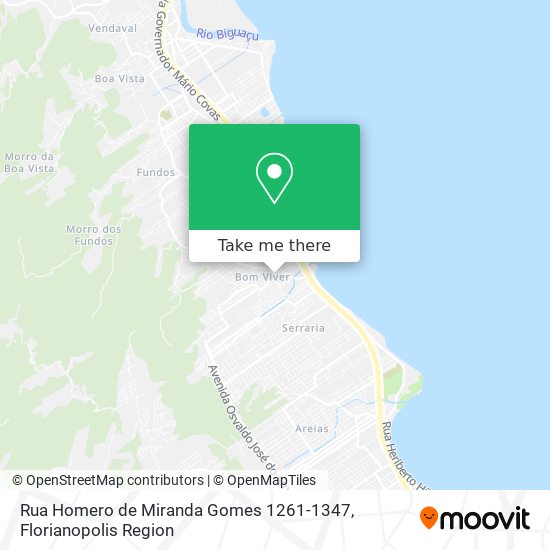 Rua Homero de Miranda Gomes 1261-1347 map