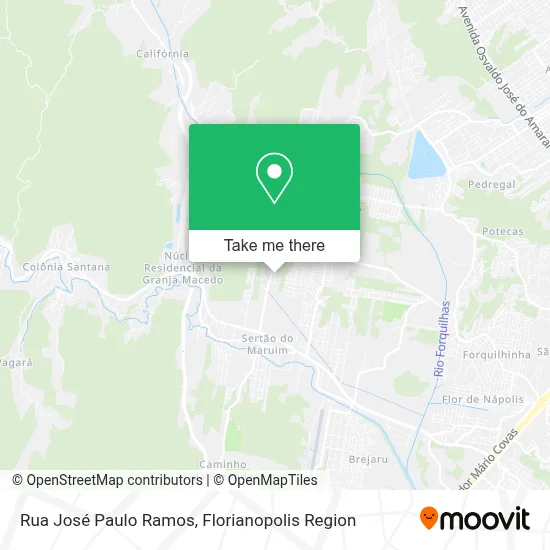 Rua José Paulo Ramos map