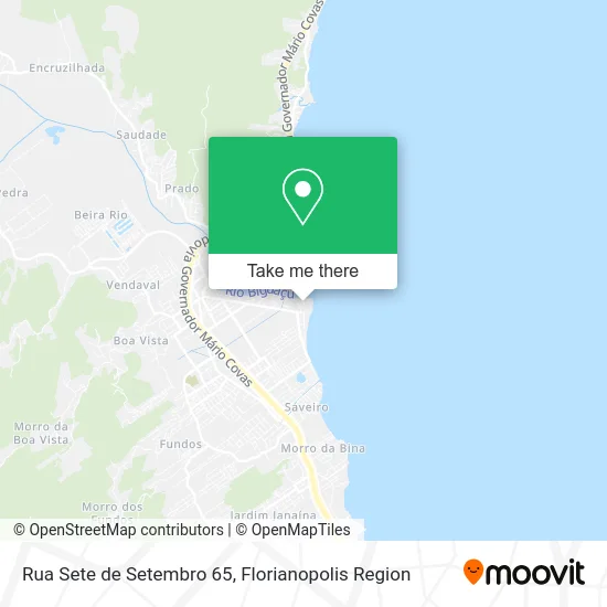 Rua Sete de Setembro 65 map