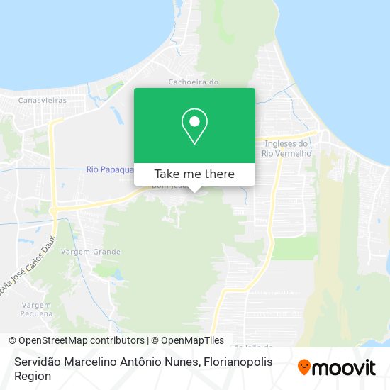 Servidão Marcelino Antônio Nunes map