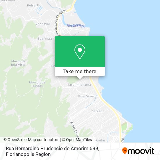 Rua Bernardino Prudencio de Amorim 699 map