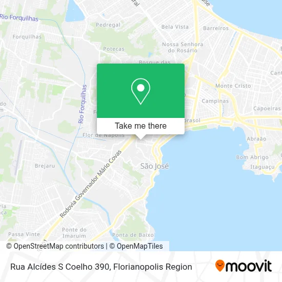 Rua Alcídes S Coelho 390 map