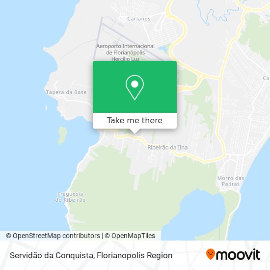 Servidão da Conquista map