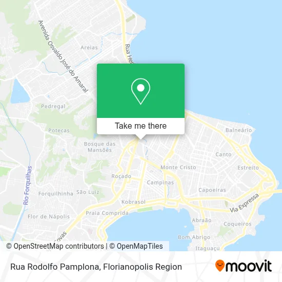 Rua Rodolfo Pamplona map