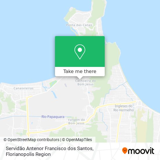 Servidão Antenor Francisco dos Santos map