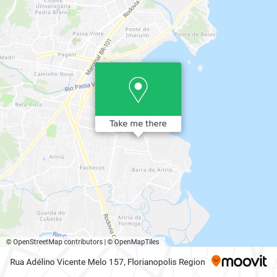 Rua Adélino Vicente Melo 157 map