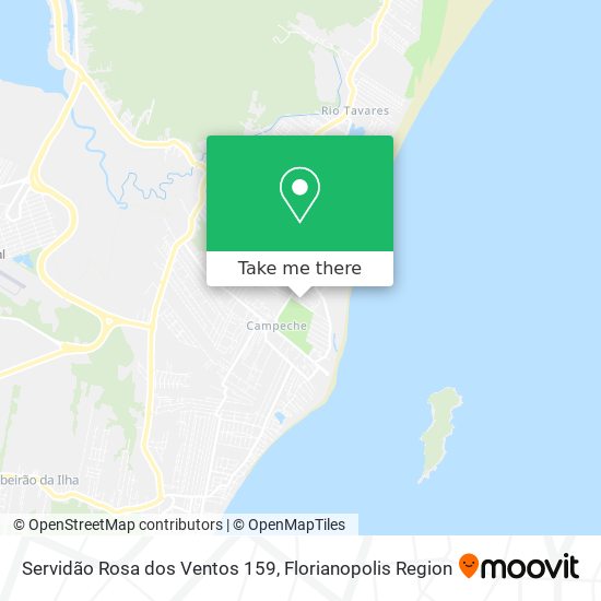 Servidão Rosa dos Ventos 159 map