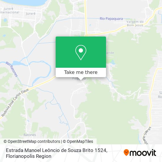 Estrada Manoel Leôncio de Souza Brito 1524 map