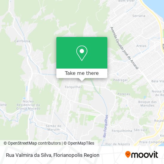 Rua Valmira da Silva map