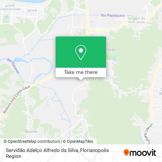 Servidão Adelço Alfredo da Silva map