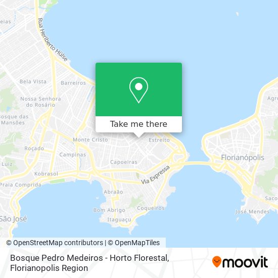 Bosque Pedro Medeiros - Horto Florestal map