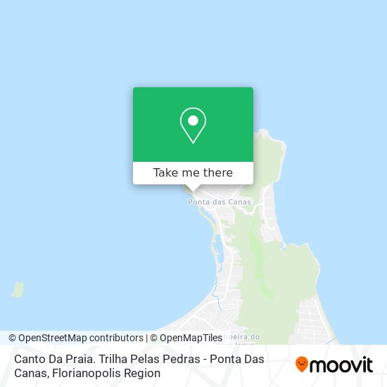 Canto Da Praia. Trilha Pelas Pedras - Ponta Das Canas map