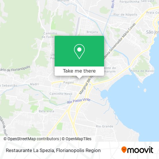 Restaurante La Spezia map