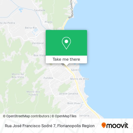 Rua José Francisco Sodré 7 map